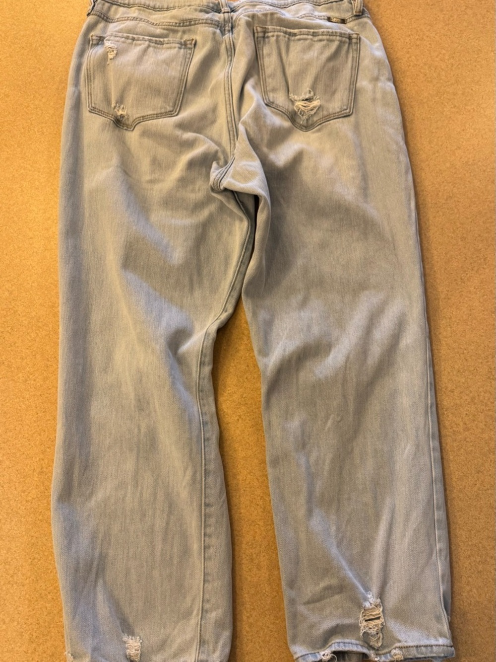 KanCan Light Blue Distressed Boyfriend Jeans - Picture 4 of 8